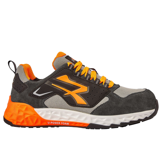 Работни обувки U-POWER JAIME ESD S1PS HI HRO FO SR DARK GREY/ORANGE