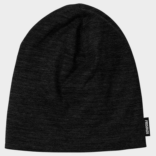 Beanie FRISTADS MERINO WOOL BLACK - 1