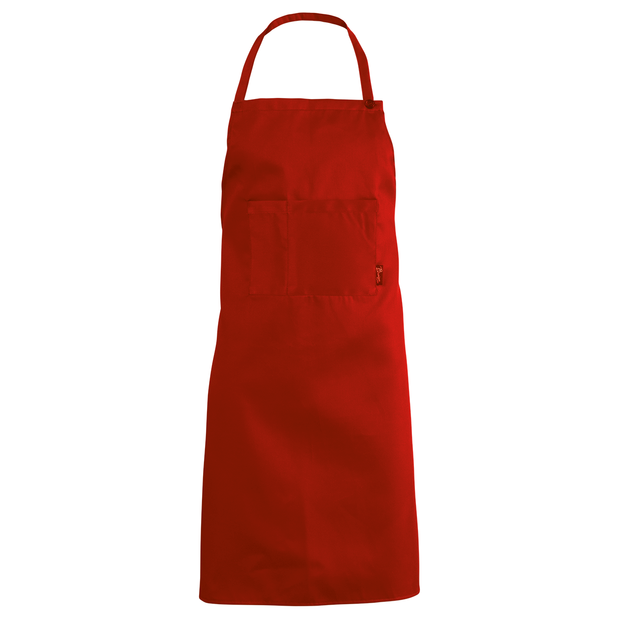 Bib apron COOK RED