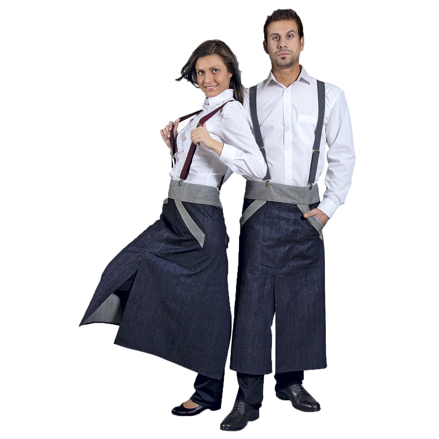Престилка с нагръдник DENIM