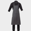 Șorț cu pieptar PAYPER BOUTIQUE GREY - 1