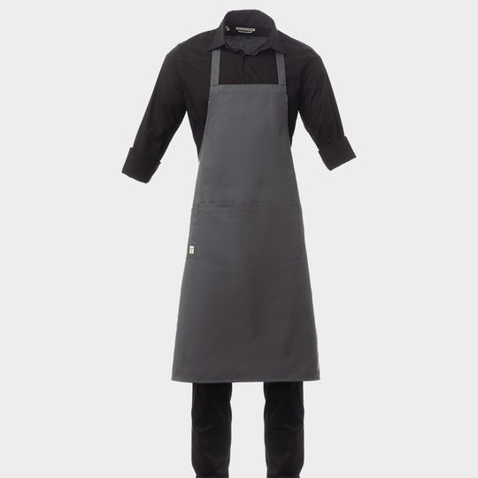 Bib apron PAYPER BOUTIQUE GREY - 1