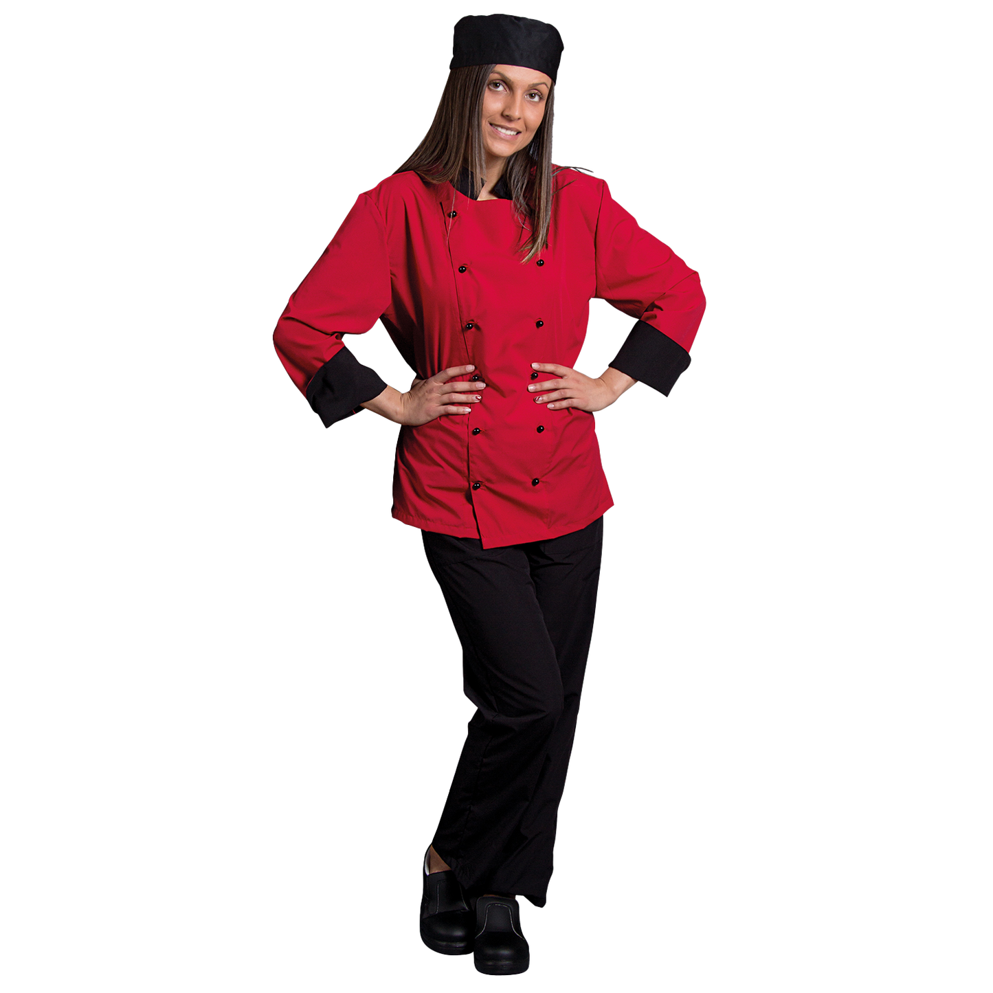 Chef's tunic NAPOLI RED - 3