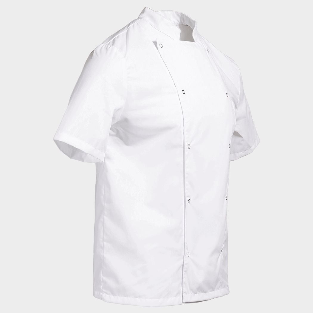 Chef's tunic whit short sleeves NAPOLI 2.0 WHITE - 4