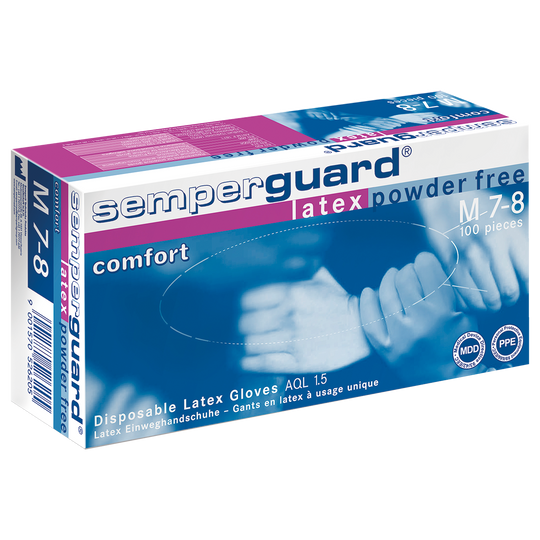 Disposable latex gloves SEMPERGUARD LATEX IC - 1