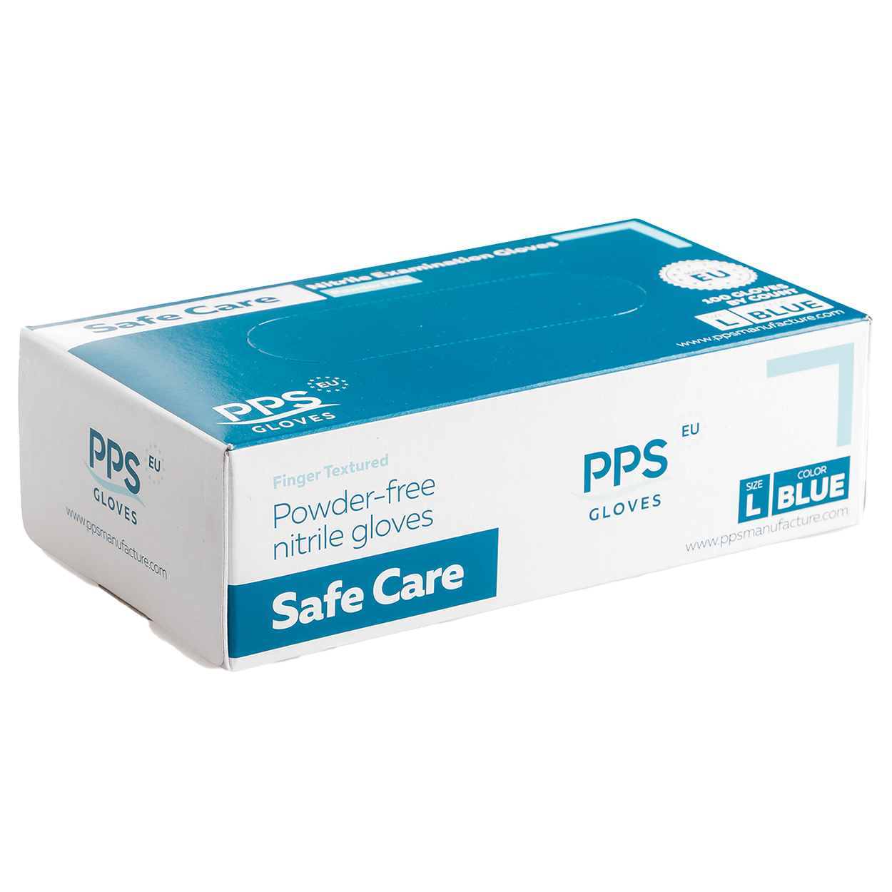 Disposable nitrile gloves - 100 pcs. PPS NITRILE PF - 1