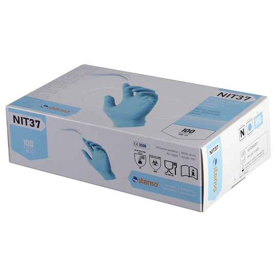 Disposable nitrile gloves - 100 pcs. STENSO XPERT PF
