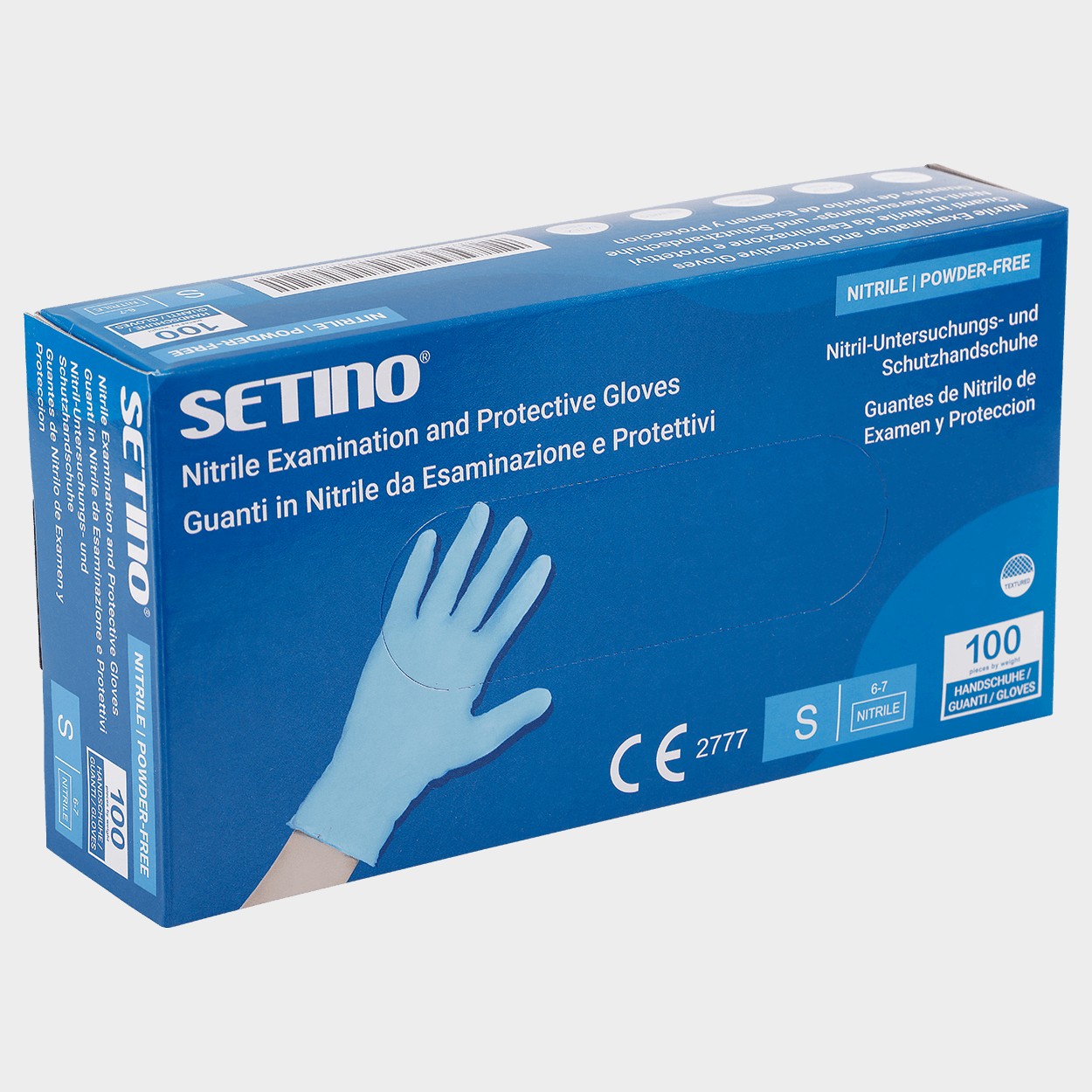 Еднократни ръкавици от нитрил SETINO NITRILE BLUE - 1
