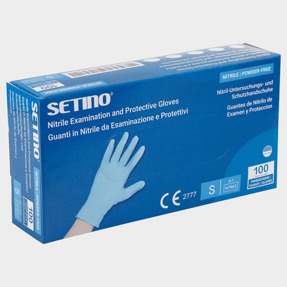 Еднократни ръкавици от нитрил SETINO NITRILE BLUE - 1