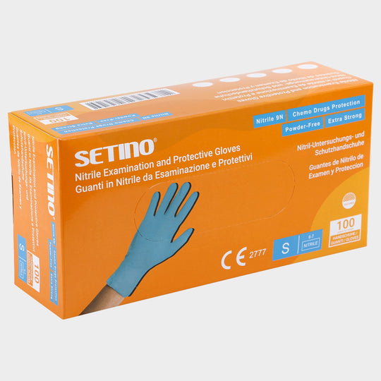 Еднократни ръкавици от нитрил SETINO NITRILE BLUE 9N - 1