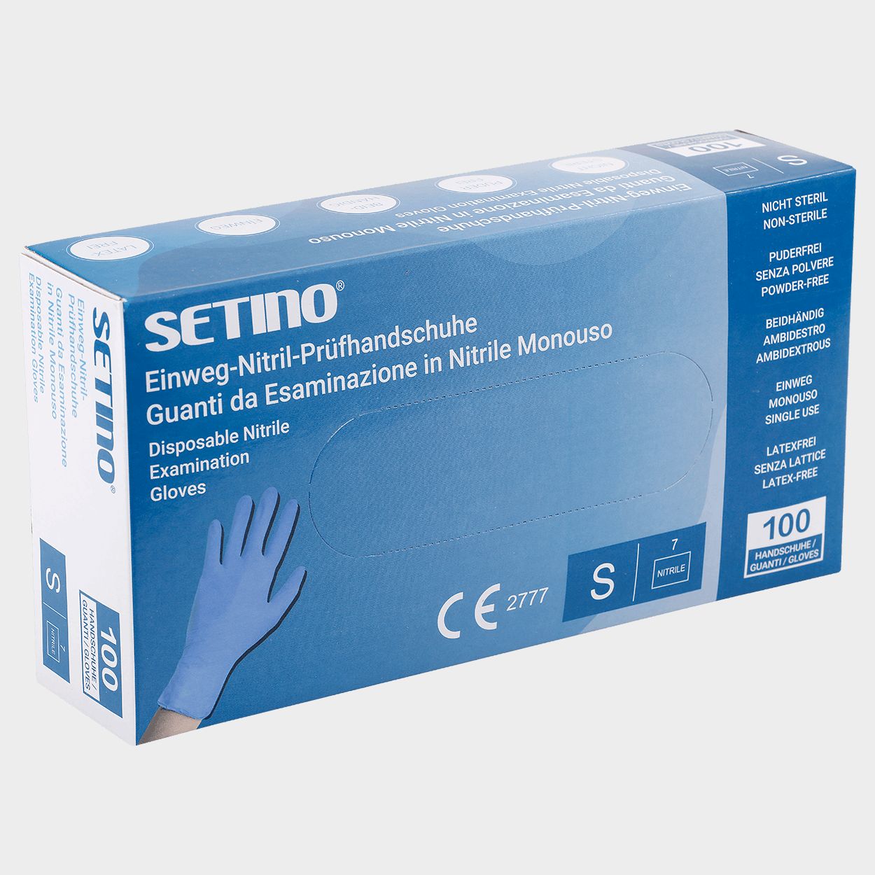 Еднократни ръкавици от нитрил SETINO NITRILE VIOLET - 1