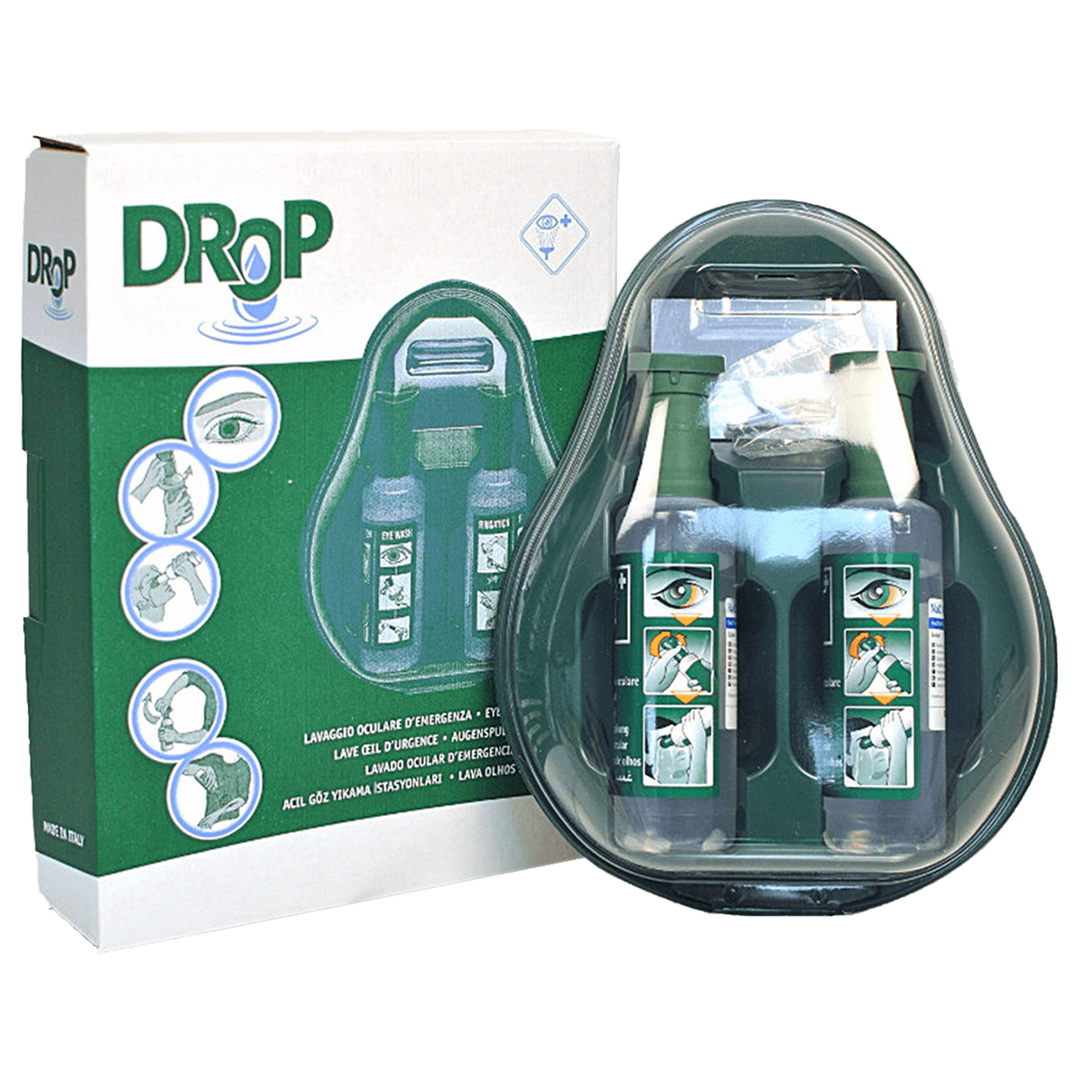 Комплект за промивка на очи DROP