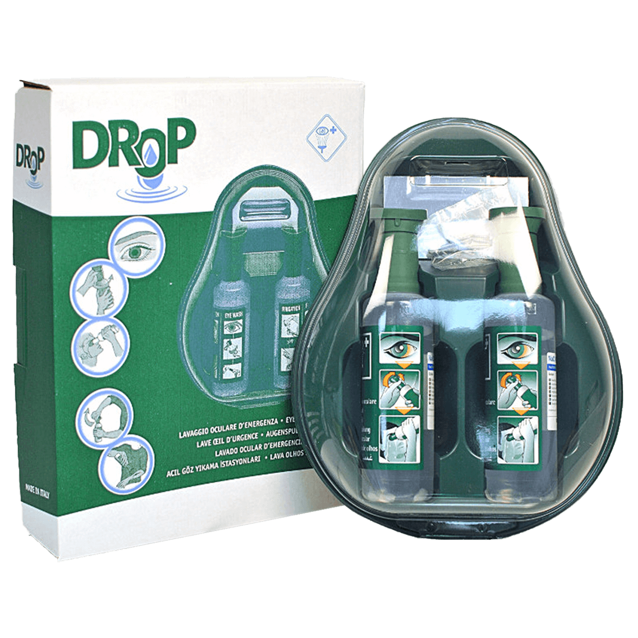 Комплект за промивка на очи DROP