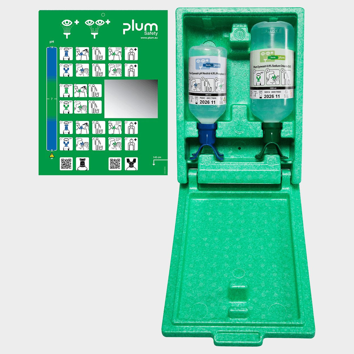 Станция за промивка на очи PLUM EYEWASH BOXES - 1