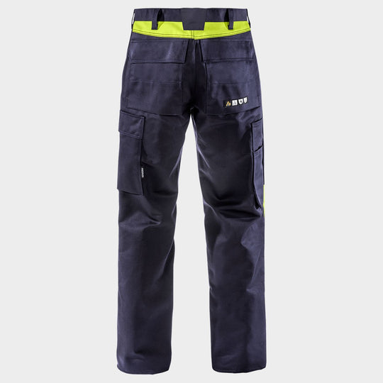 Работен огнеупорен панталон за заваряване FRISTADS FLAME WELDING DARK BLUE - 2