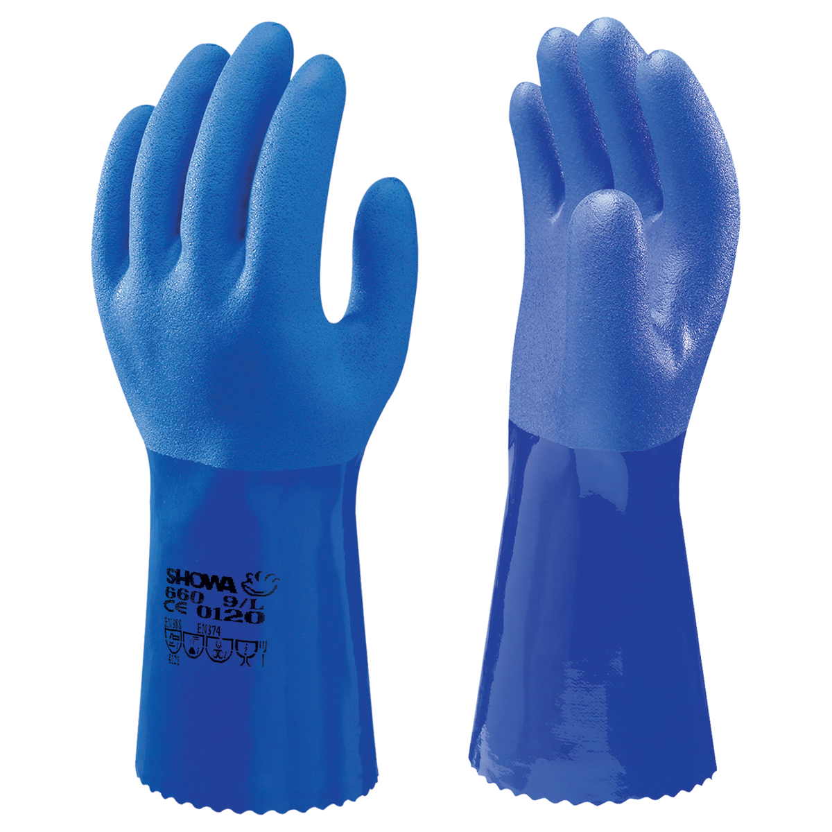 Ръкавици от PVC SHOWA 660 - 30 см.