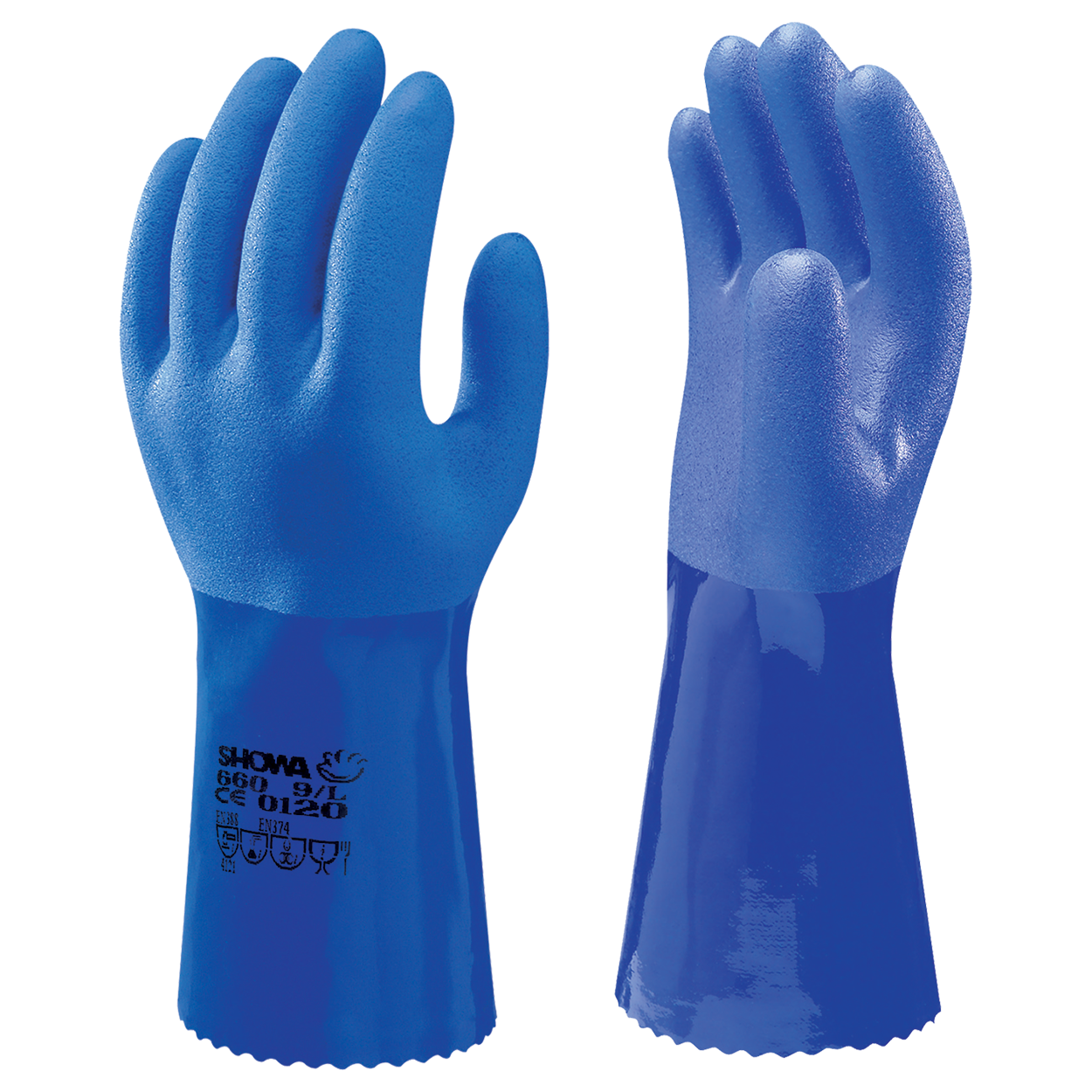 Ръкавици от PVC SHOWA 660 - 30 см.