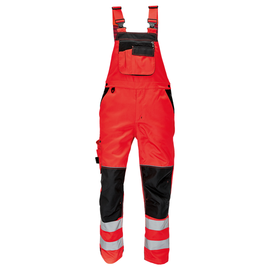 High visibility bib pants KNOXFIELD HV