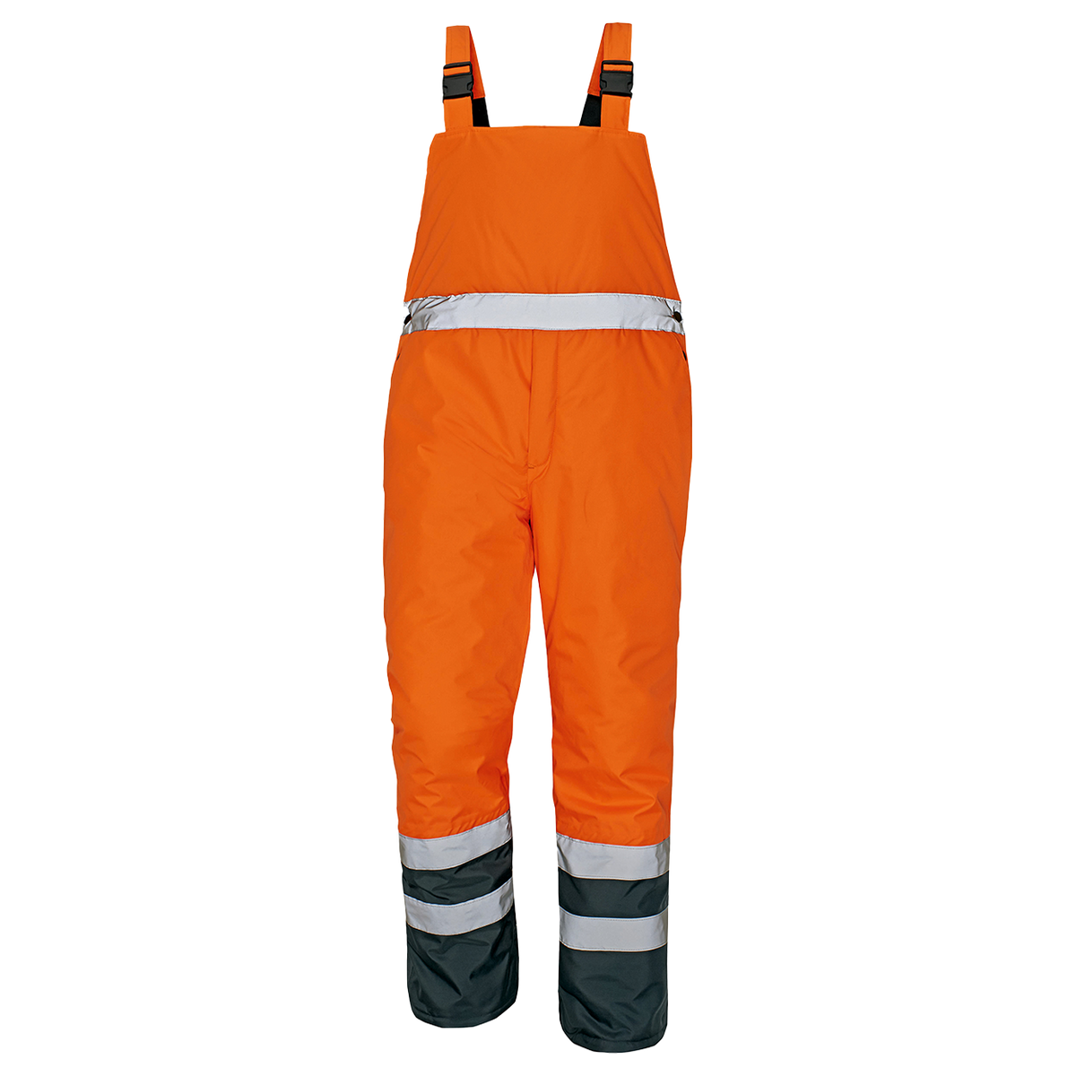 High visibility bib pants PADSTOW ORANGE