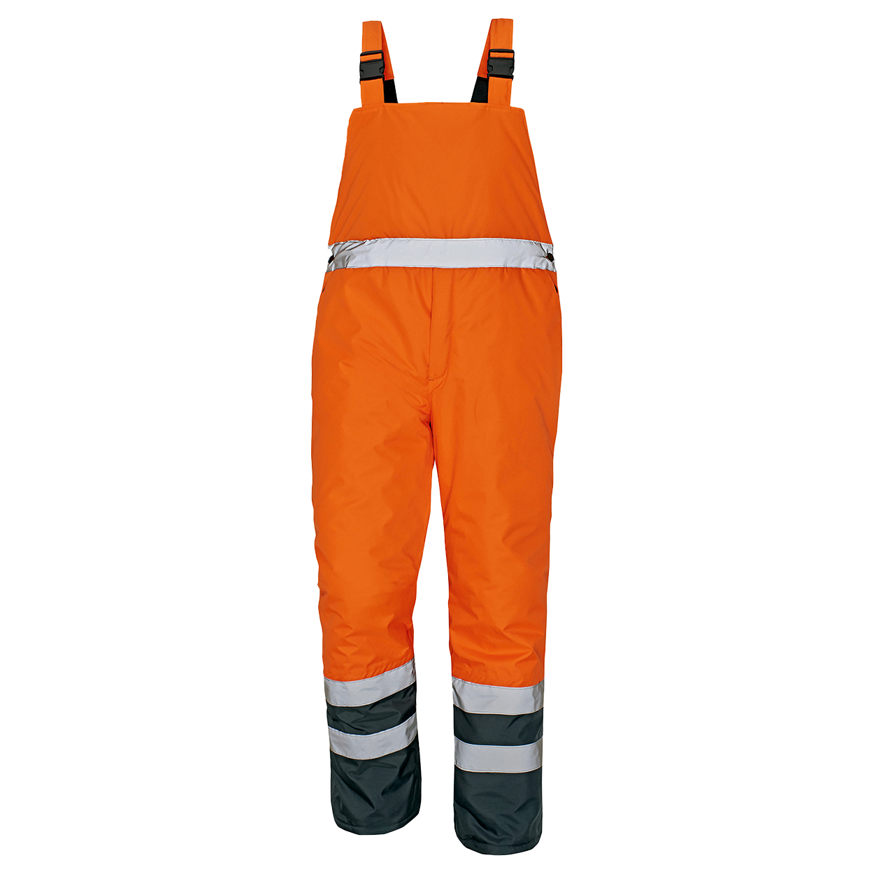 High visibility bib pants PADSTOW ORANGE