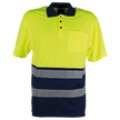 Polo tricou reflectorizant GLOW HV GALBEN