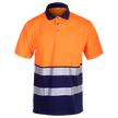 Сигнална тениска с яка GLOW HV ORANGE
