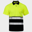 Сигнална тениска с яка PRISMA HV YELLOW/BLACK - 1