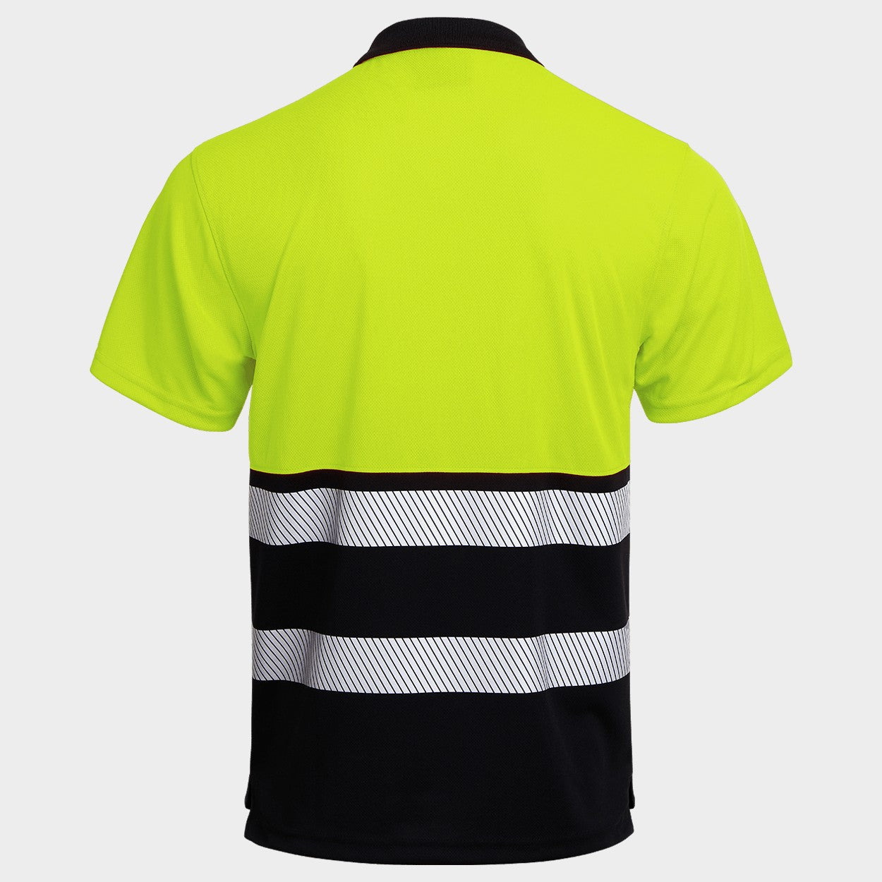 Сигнална тениска с яка PRISMA HV YELLOW/BLACK - 3