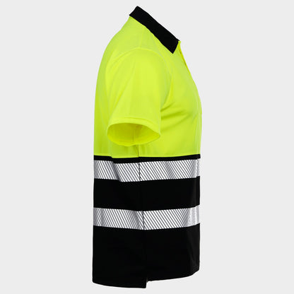 Сигнална тениска с яка PRISMA HV YELLOW/BLACK - 5