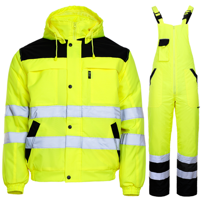 Set de mare vizibilitate COLLINS HV GALBEN IARNĂ - 1