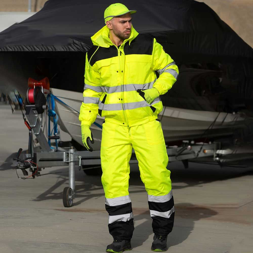 Set de mare vizibilitate COLLINS HV GALBEN IARNĂ - 2