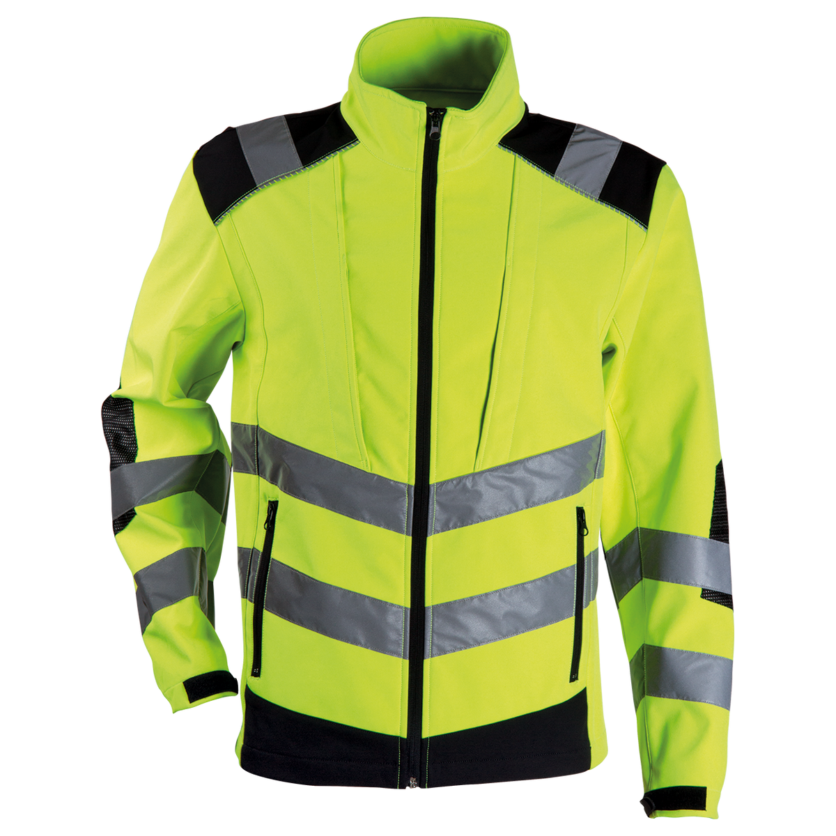 High visibility softshell jacket BRIGHT