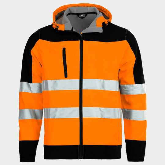 Сигнално софтшел яке NOBEL 2.0 ORANGE - 1