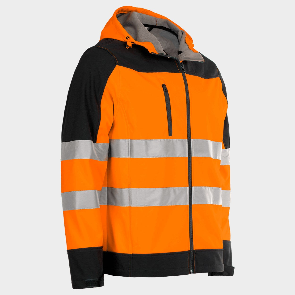 High visibility softshell jacket NOBEL 2.0 ORANGE - 5
