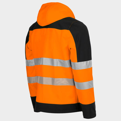 High visibility softshell jacket NOBEL 2.0 ORANGE - 6