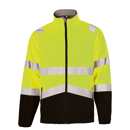 Jachetă reflectorizantă softshell NOBEL GALBEN