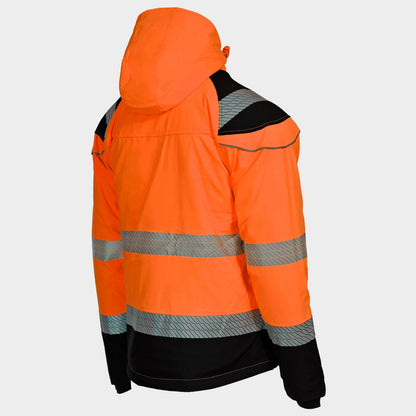 High visibility softshell jacket PRISMA HV ORANGE - 5