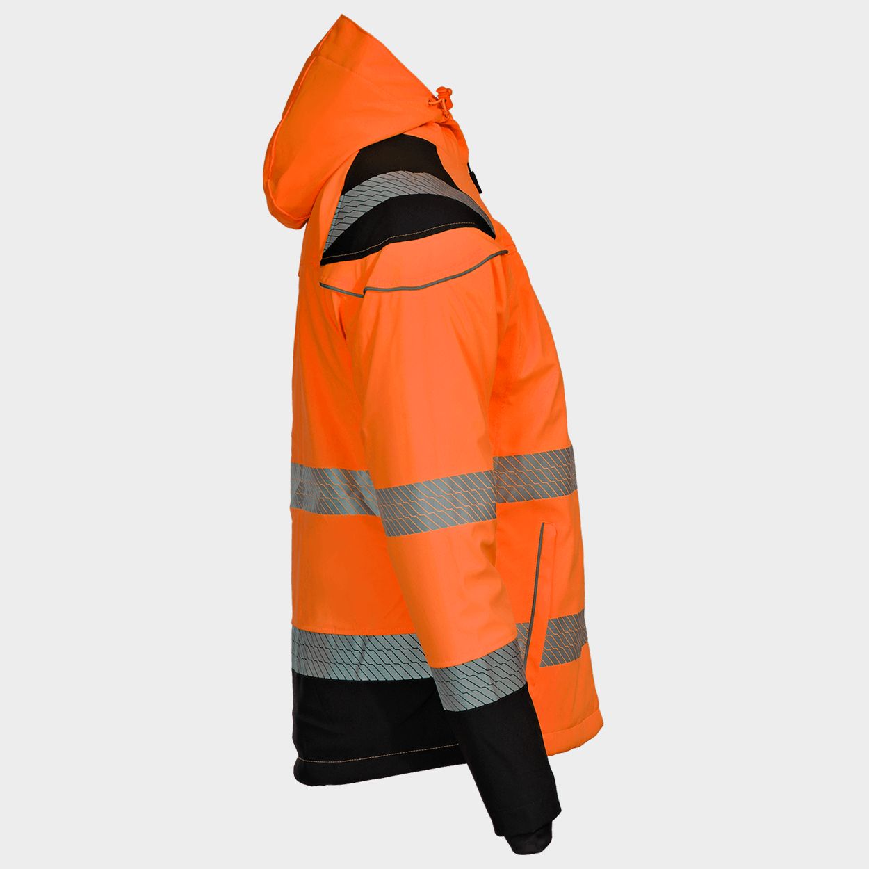 High visibility softshell jacket PRISMA HV ORANGE - 6