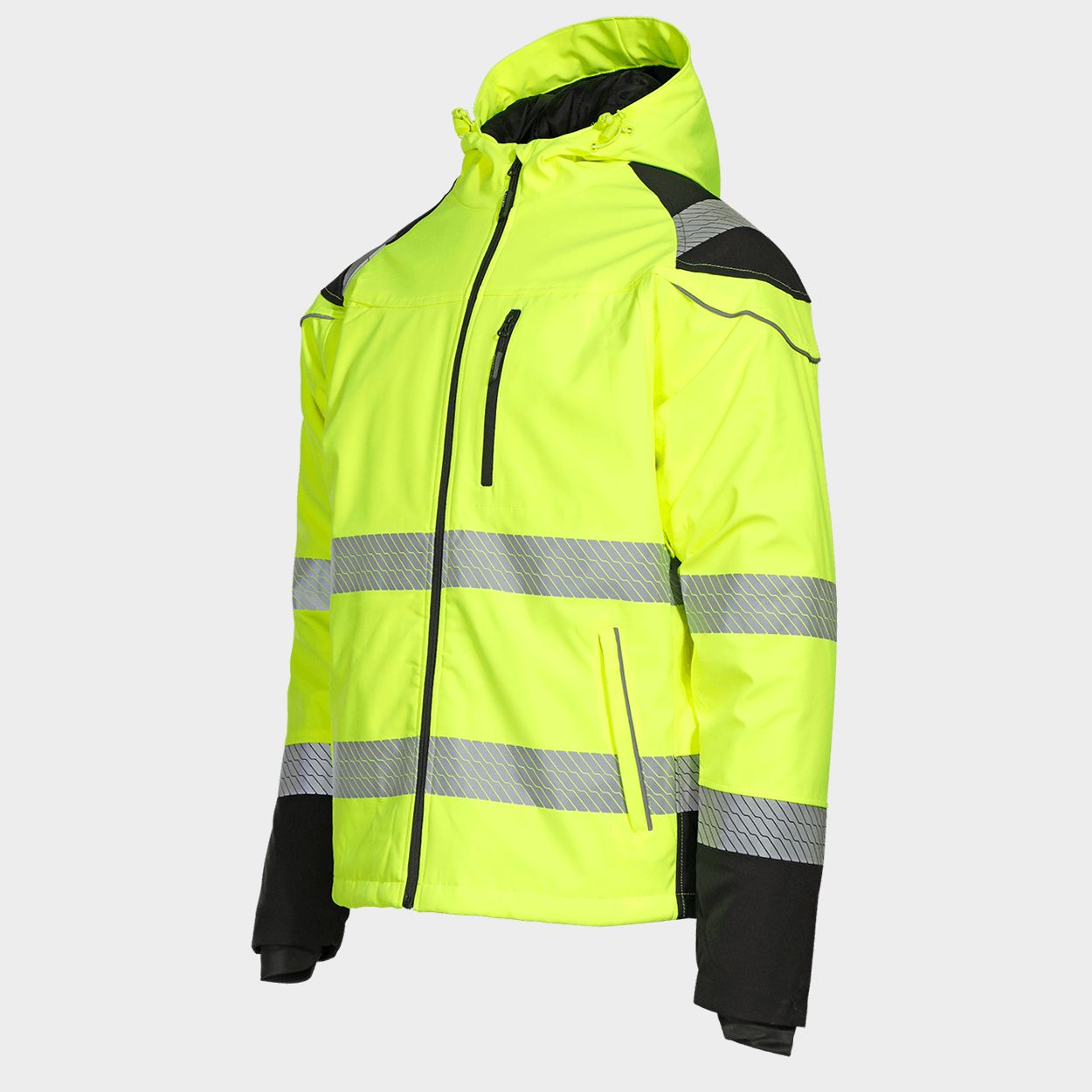 Сигнално софтшел яке PRISMA HV YELLOW - 4