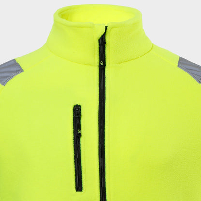 Сигнален суитшърт PRISMA HV YELLOW FLEECE - 7