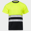 Сигнална тениска PRISMA HV YELLOW/BLACK - 1