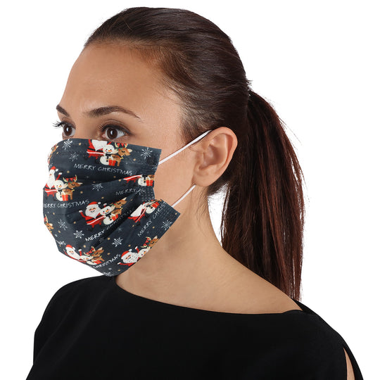 Hygienic face mask with motifs SANI 3 - 50 pcs - 2