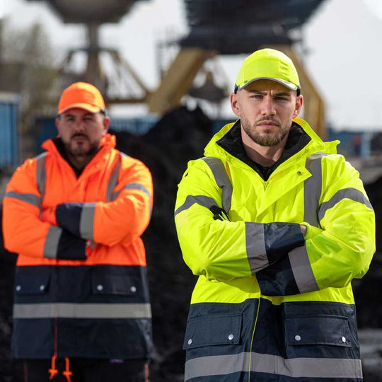 in 1 ORANGE High visibility parka PAROS 3 - 2