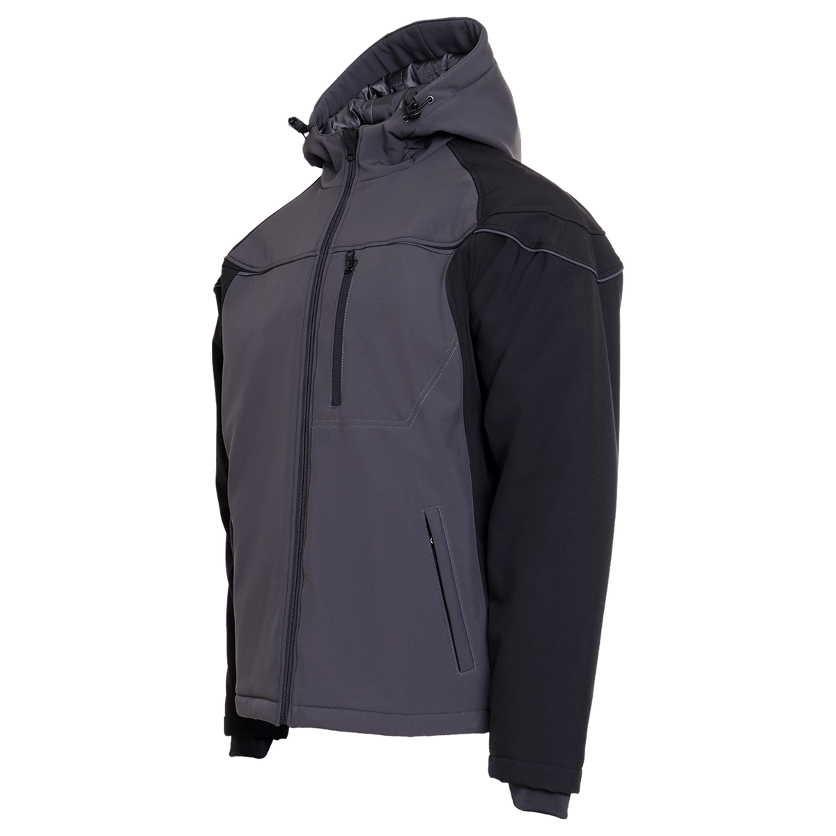 jacket PRISMA SOFTSHELL WINTER DARK GREY/BLACK - 3