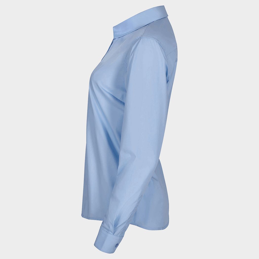 Γυναικείο μακρυμάνικο πουκάμισο VELILLA LIGHT BLUE - 3