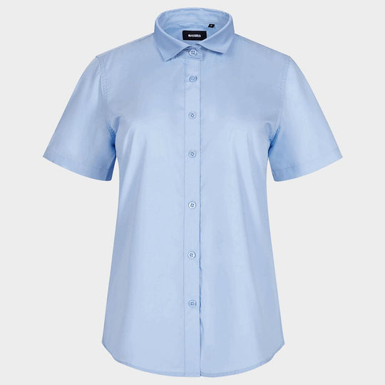 Ladies short sleeve shirt VELILLA LIGHT BLUE - 1
