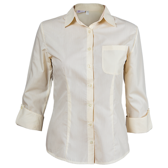 Lady's 3/4 sleeve shirt CAMISA CHAMPAGNE