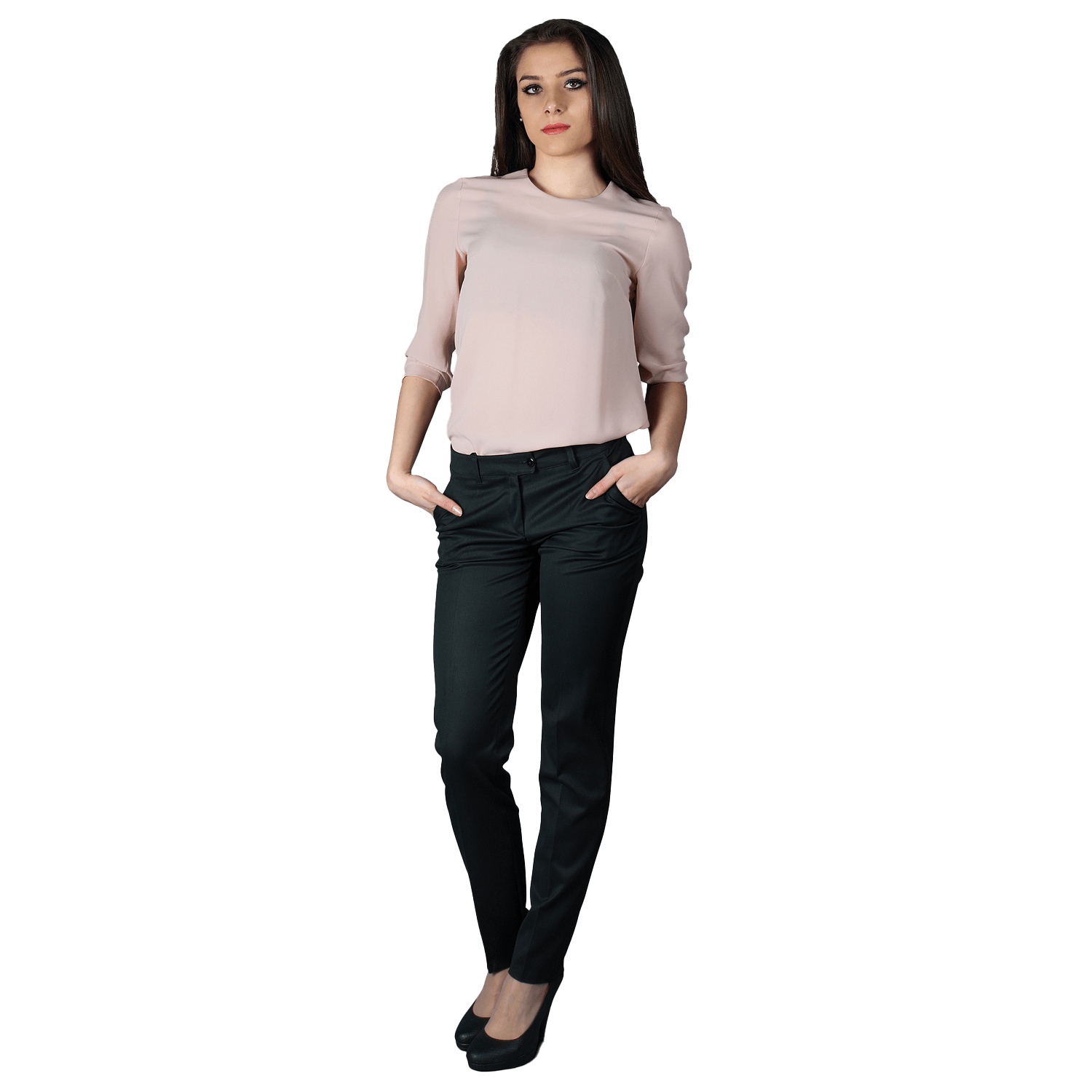 Lady's blouse IVON LIGHT PINK - 2