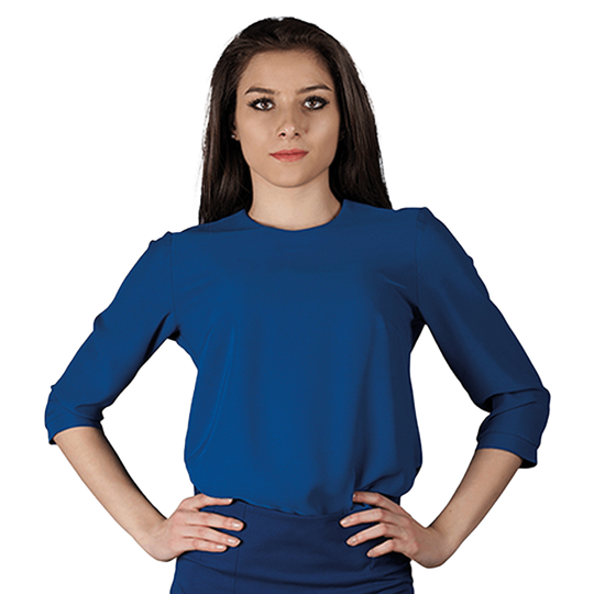 Lady's blouse IVON ROYAL BLUE - 1