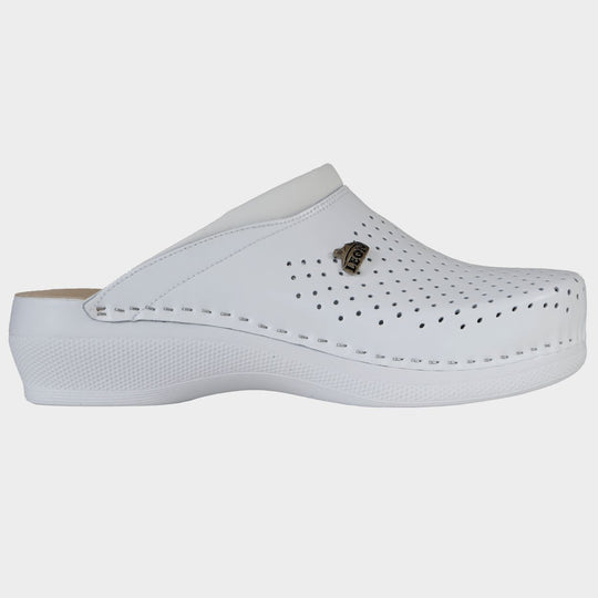 Lady's clogs LEON WHITE - 1